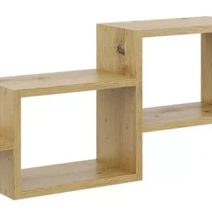 Minimalistyczna półka ścienna w kolorze dąb artisan – Zenix 284458
