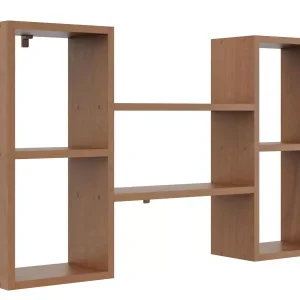 Minimalistyczna półka ścienna w kolorze orzech – Eleno 203740