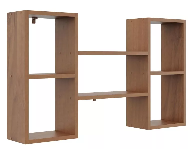 Minimalistyczna półka ścienna w kolorze orzech - Eleno 203740