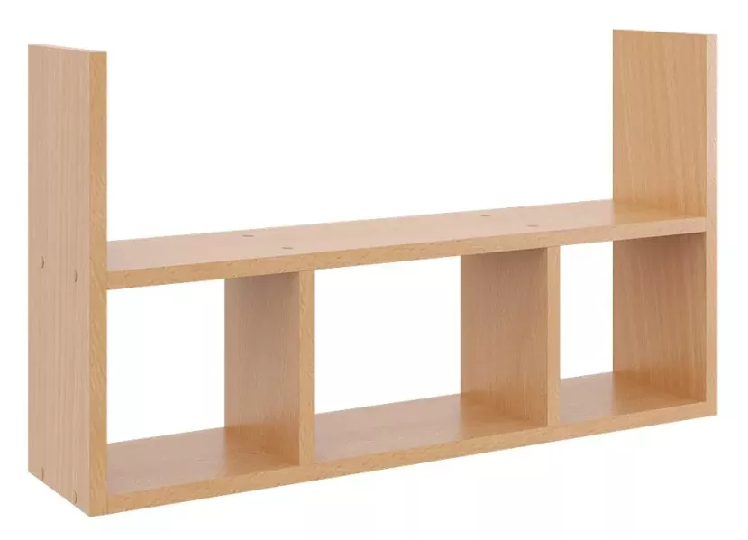 Minimalistyczna półka wisząca w kolorze buk - Nanix 270880