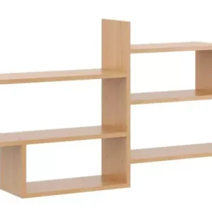 Minimalistyczna półka wisząca w kolorze buk – Tivian 284449 Minimalistyczna półka wisząca w kolorze buk – Tivian 284449