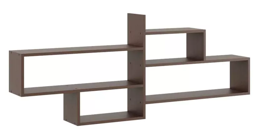 Minimalistyczna półka wisząca w kolorze - Joreon 284465