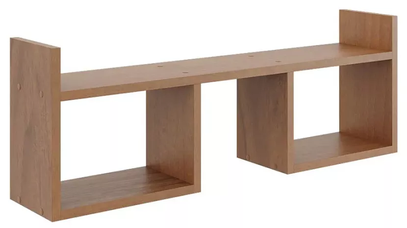 Minimalistyczna półka wisząca w kolorze orzech - Tiro 292962