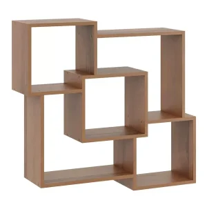 Minimalistyczna półka wisząca w kolorze orzech – Veska 256360 Minimalistyczna półka wisząca w kolorze orzech – Veska 256360