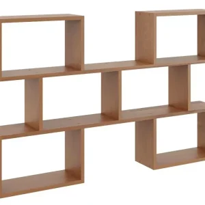 Minimalistyczna półka wisząca w kolorze orzecha – Tilo 284453 Minimalistyczna półka wisząca w kolorze orzecha – Tilo 284453