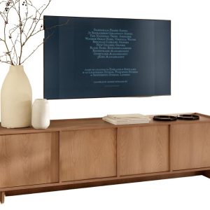 Minimalistyczna szafka RTV w stylu japandi KELLOS 990722 Minimalistyczna szafka RTV w stylu japandi KELLOS 990722