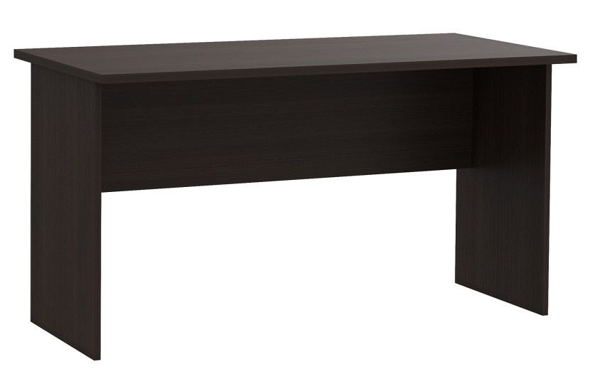 Minimalistyczne brązowe biurko do pracy - Tiro 224233
