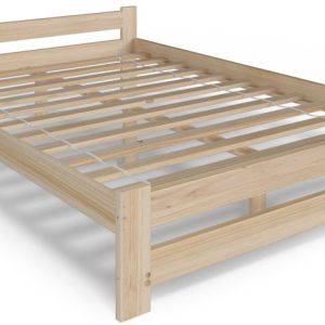 Minimalistyczne łóżko z drewna sosnowego 140×200 – Tivro 326726 Minimalistyczne łóżko z drewna sosnowego 140×200 – Tivro 326726