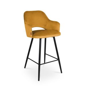 Minimalistyczny Hoker MARCY miodowy na czarnej nodze 329120 Minimalistyczny Hoker MARCY miodowy na czarnej nodze 329120