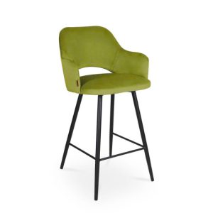 Minimalistyczny Hoker MARCY oliwkowy na czarnej nodze 329137 Minimalistyczny Hoker MARCY oliwkowy na czarnej nodze 329137