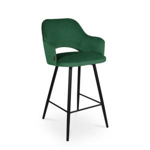 Minimalistyczny Hoker MARCY zieleń na czarnej nodze 329128 Minimalistyczny Hoker MARCY zieleń na czarnej nodze 329128