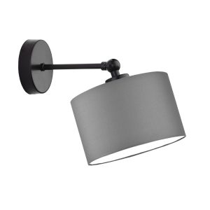 Minimalistyczny kinkiet do czytania z regulacją TETE srebrny/szary stalowy 891585 Minimalistyczny kinkiet do czytania z regulacją TETE srebrny/szary stalowy 891585