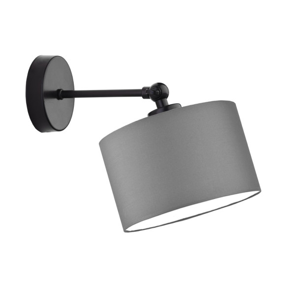 Minimalistyczny kinkiet do czytania z regulacją TETE srebrny/szary stalowy 891585