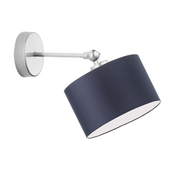Minimalistyczny kinkiet z regulacją do sypialni TETE czarny/granatowy 891557