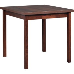 Minimalistyczny kwadratowy stół do kuchni MAX IX orzech 662146 Minimalistyczny kwadratowy stół do kuchni MAX IX orzech 662146