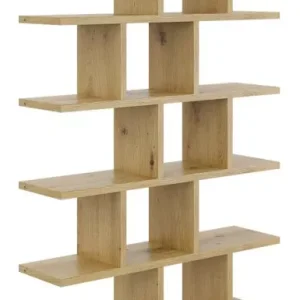 Minimalistyczny regał wiszący lub stojący dąb artisan – Mareon 281357 Minimalistyczny regał wiszący lub stojący dąb artisan – Mareon 281357