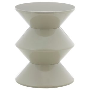 Minimalistyczny stolik FLAME szary 36×45 cm 994499 Minimalistyczny stolik FLAME szary 36×45 cm 994499