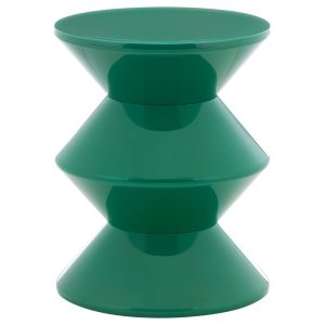 Minimalistyczny stolik FLAME zielony 36×45 cm 994505 Minimalistyczny stolik FLAME zielony 36×45 cm 994505