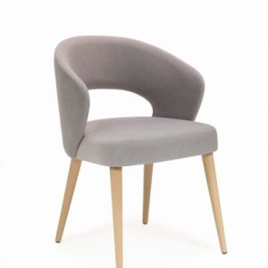 Mirek 6 krzesło tapicerowane szare dąb artisan 653510 Mirek 6 krzesło tapicerowane szare dąb artisan 653510