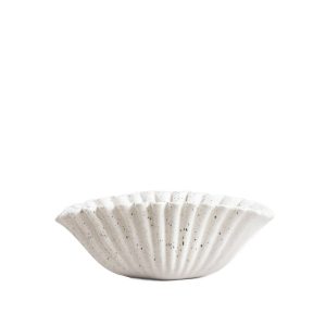 Misa dekoracyjna EVANIA ceramiczna biała 23x14x8,8 cm HOMLA 936146 Misa dekoracyjna EVANIA ceramiczna biała 23x14x8,8 cm HOMLA 936146