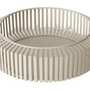 Misa dekoracyjna metalowa Viki 24 cm kremowa 886282 Misa dekoracyjna metalowa Viki 24 cm kremowa 886282