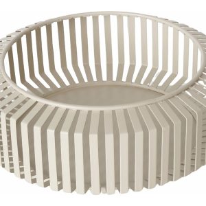 Misa dekoracyjna metalowa Viki 30 cm kremowa 983747 Misa dekoracyjna metalowa Viki 30 cm kremowa 983747
