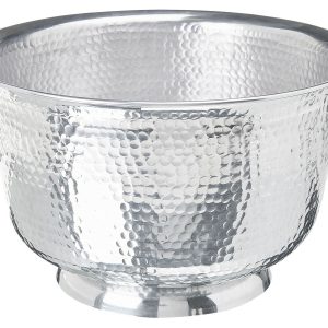 Misa dekoracyjna młotkowany metal glamour srebrna 306050 Misa dekoracyjna młotkowany metal glamour srebrna 306050