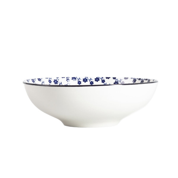 Misa NAVIA granatowa w kwiatuszki 21 cm HOMLA 960918