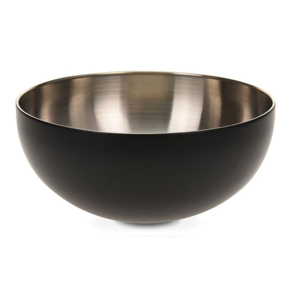 Misa patera stal nierdzewna czarna 24 cm na przekąski 384508