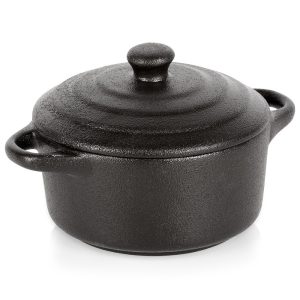 Miseczka do zapiekania porcelanowa z pokrywką 300 ml 781913 Miseczka do zapiekania porcelanowa z pokrywką 300 ml 781913
