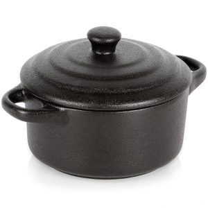 Miseczka do zapiekania porcelanowa z pokrywką 450 ml 777127 Miseczka do zapiekania porcelanowa z pokrywką 450 ml 777127
