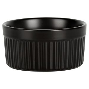 Miseczki do zapiekania porcelanowe czarne 260 ml 2 szt. 777124 Miseczki do zapiekania porcelanowe czarne 260 ml 2 szt. 777124