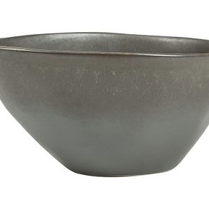 Miska ceramiczna Vulcano 16 cm szara 42961