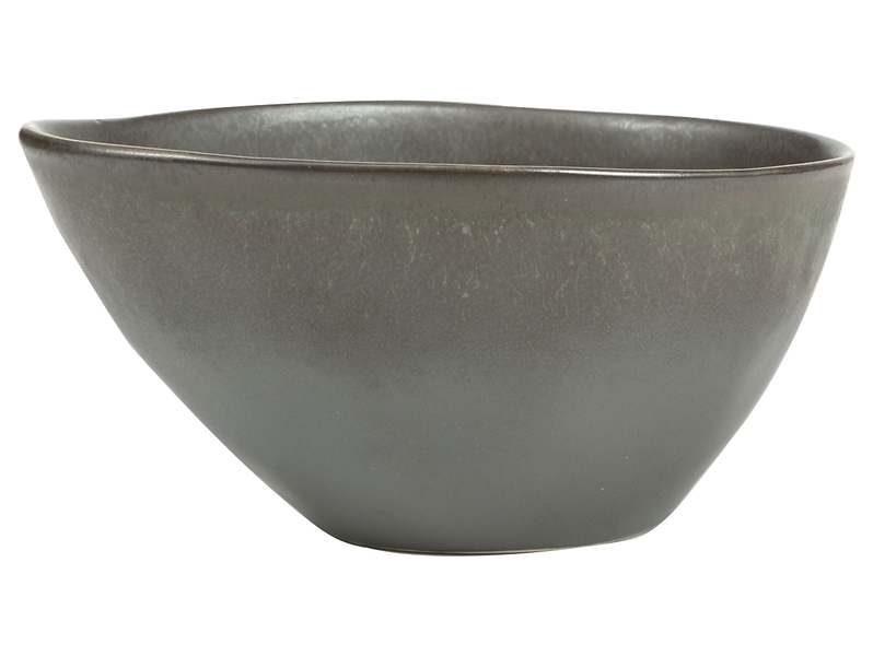 Miska ceramiczna Vulcano 16 cm szara 42961