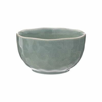 MISKA CERAMICZNA Zoé 700 ml ZIELONA ze żłobieniami 413168