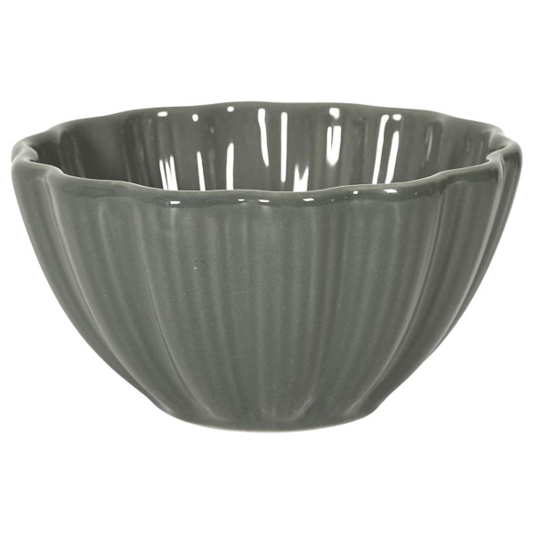 Miska Eden 14,5 cm szara ceramiczna ozdobna 550 ml 989340