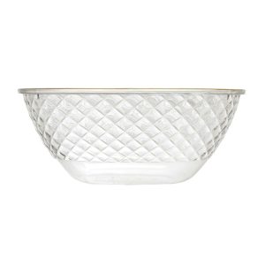 MISKA Mirage kwadratowa 25,6 cm złoty brzeg PLASTIKOWA 652428