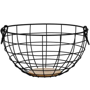Miska na owoce, koszyk metalowy 28×15 cm stalowa patera 348270 Miska na owoce, koszyk metalowy 28×15 cm stalowa patera 348270