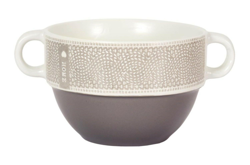 Miska na zupę Home Duo taupe 500 ml ceramiczna 991093