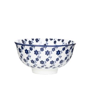 Miska NAVIA granatowa w kwiatuszki 12 cm HOMLA 960916 Miska NAVIA granatowa w kwiatuszki 12 cm HOMLA 960916