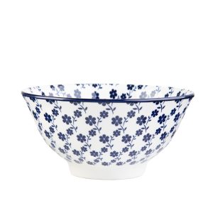 Miska NAVIA granatowa w kwiatuszki 15 cm HOMLA 960920 Miska NAVIA granatowa w kwiatuszki 15 cm HOMLA 960920
