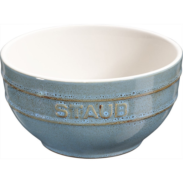 Miska okrągła Staub - 12 cm, Antyczny turkusowy 703842
