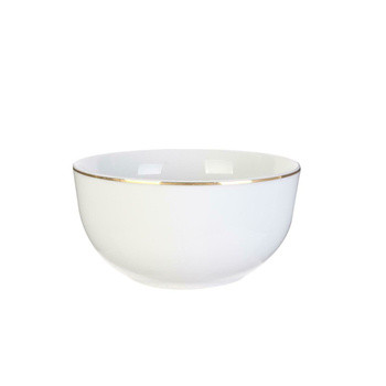 Miska Pearl Gold 500 ml biała 385857