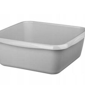 Miska plastikowa 4,5l kwadratowa szara uniwersalna 652792 Miska plastikowa 4,5l kwadratowa szara uniwersalna 652792