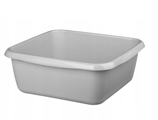 Miska plastikowa 4,5l kwadratowa szara uniwersalna 652792