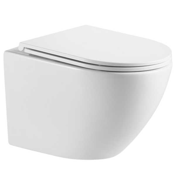 Miska podwieszana WC Invena Limnos z systemem QFS biała 376006