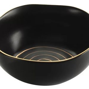 Miska porcelanowa Onix 15 cm czarny mat 702137