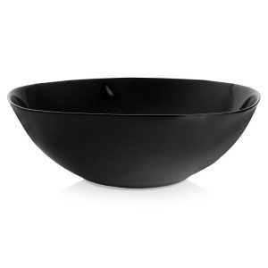 Miska sałatkowa szklana czarna LUNA 25 cm, 2 l 796182 Miska sałatkowa szklana czarna LUNA 25 cm, 2 l 796182