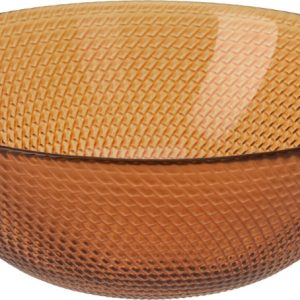 Miska szklana bursztynowa 15cm 392127 Miska szklana bursztynowa 15cm 392127