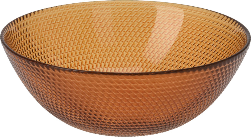 Miska szklana bursztynowa 15cm 392127